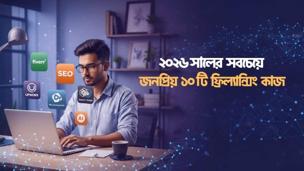 ২০২৬ সালের সবচেয়ে জনপ্রিয় ১০টি ফ্রিল্যান্সিং কাজ
